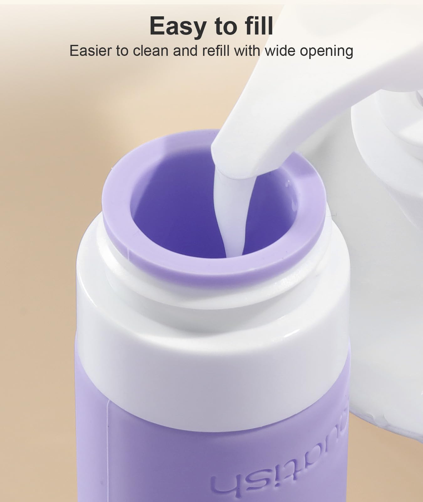 Quatish TSA-approved travel size 3oz bottles ideal for carry-on grooming essentials.