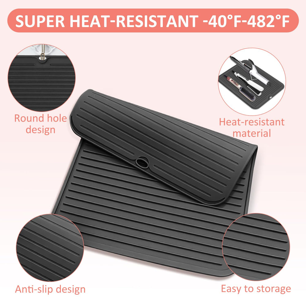 Quccefods hot tools mat protecting furniture during heat styling