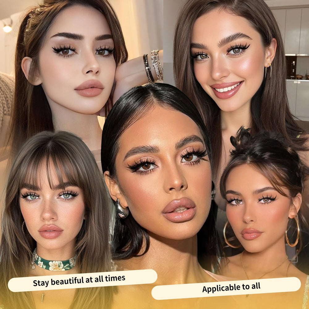 Mixed 10–18mm lengths to create cat-eye, doll-eye, or natural styles.