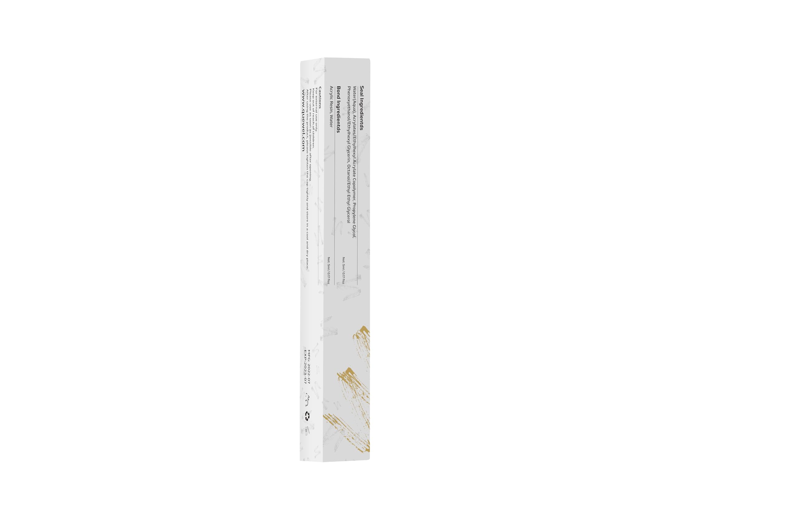 QUEWEL 2-in-1 lash glue improves cluster lash consistency