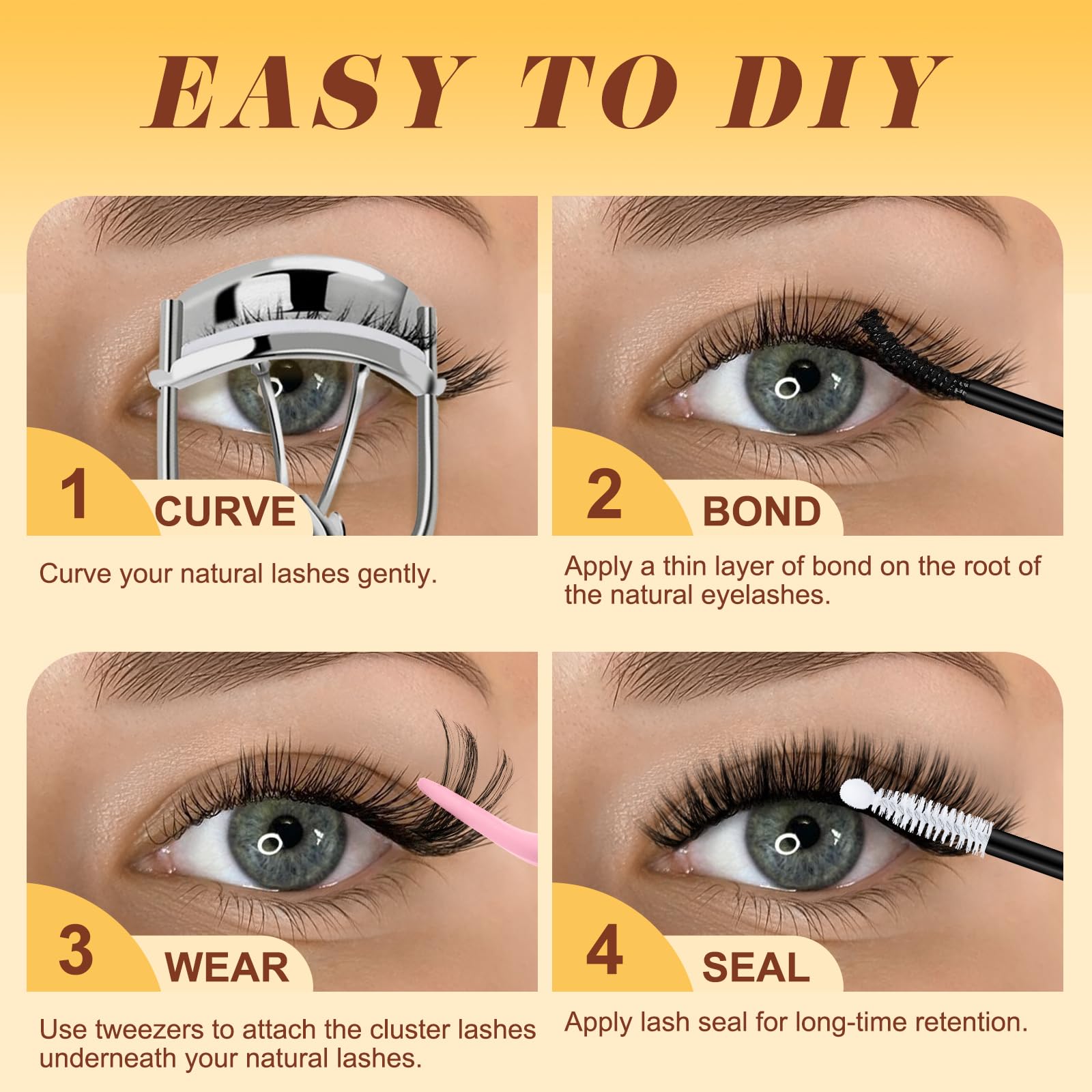 Complete kit supports beginner-friendly application and long-lasting wear with minimal adjustments.