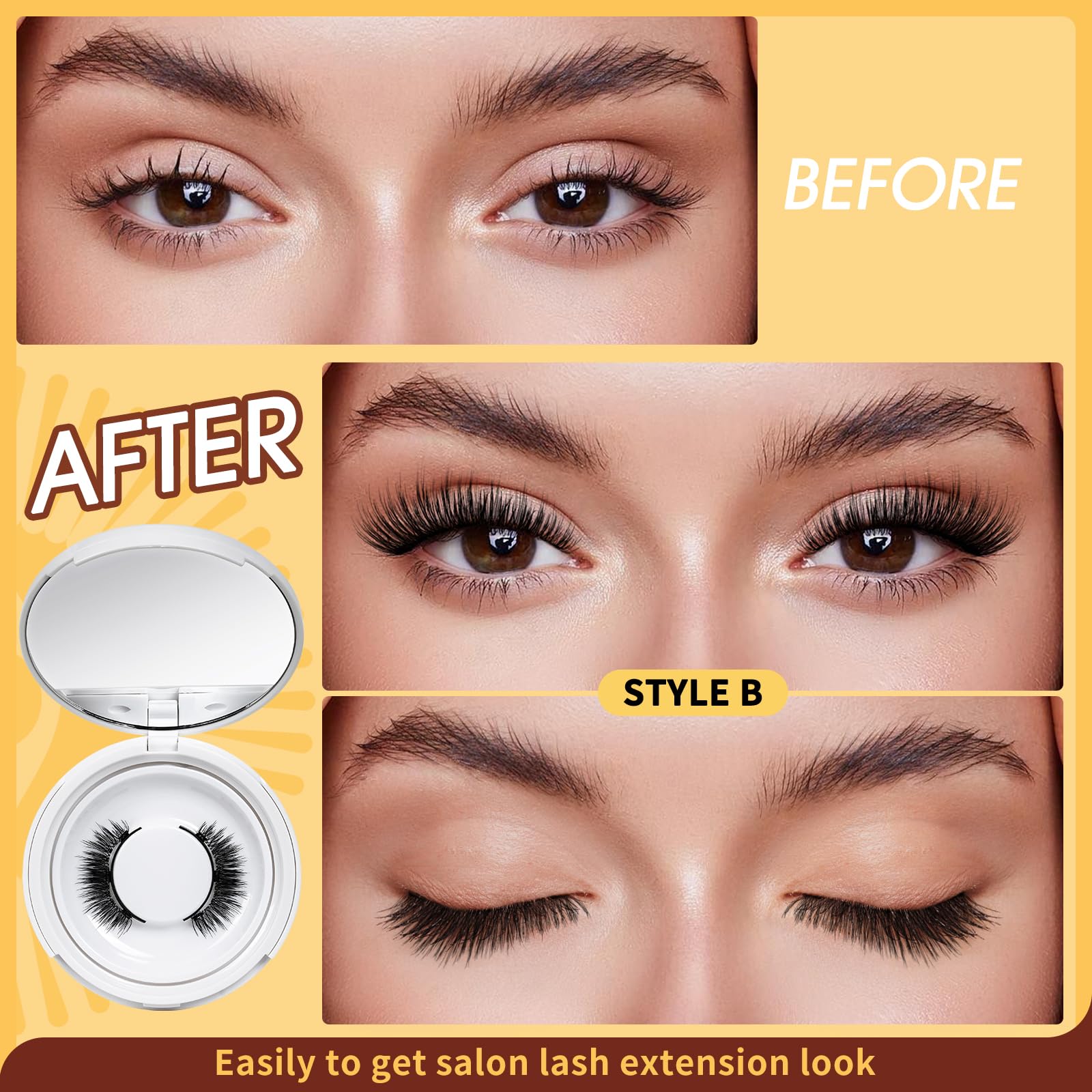 QUEWEL premade-lash-fans, matte-black base for natural adhesion.