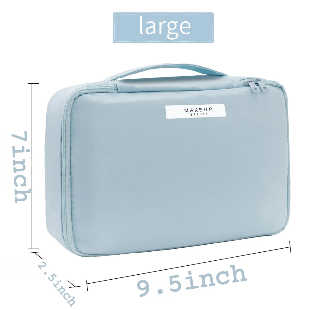 Queboom gift-ready makeup bag for travelers.