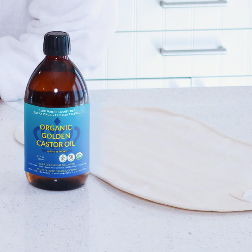Queen of the Thrones Castor Oil helps brows and lashes care