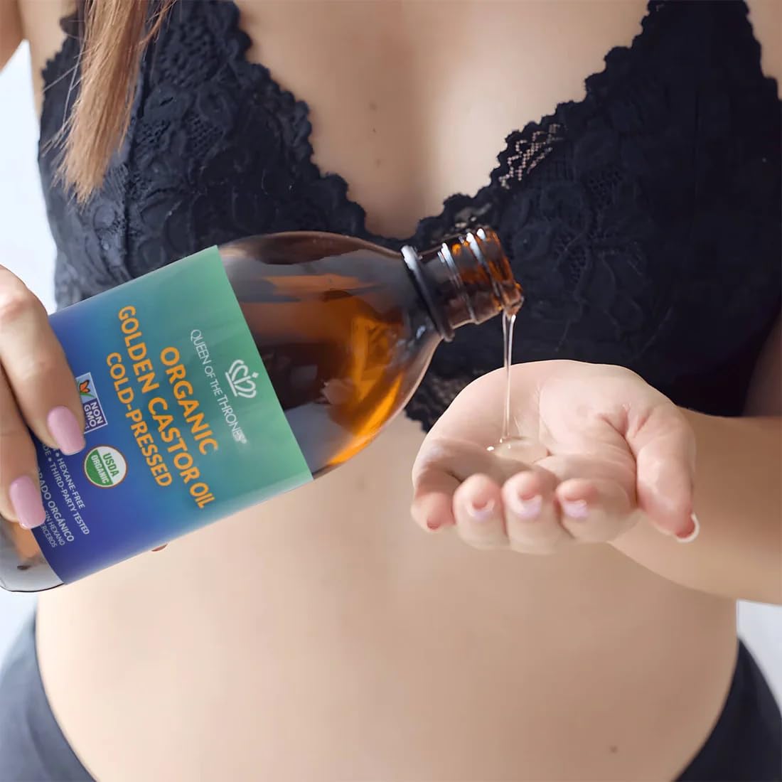 Queen of the Thrones Castor Oil for DIY hair masks and skin masks