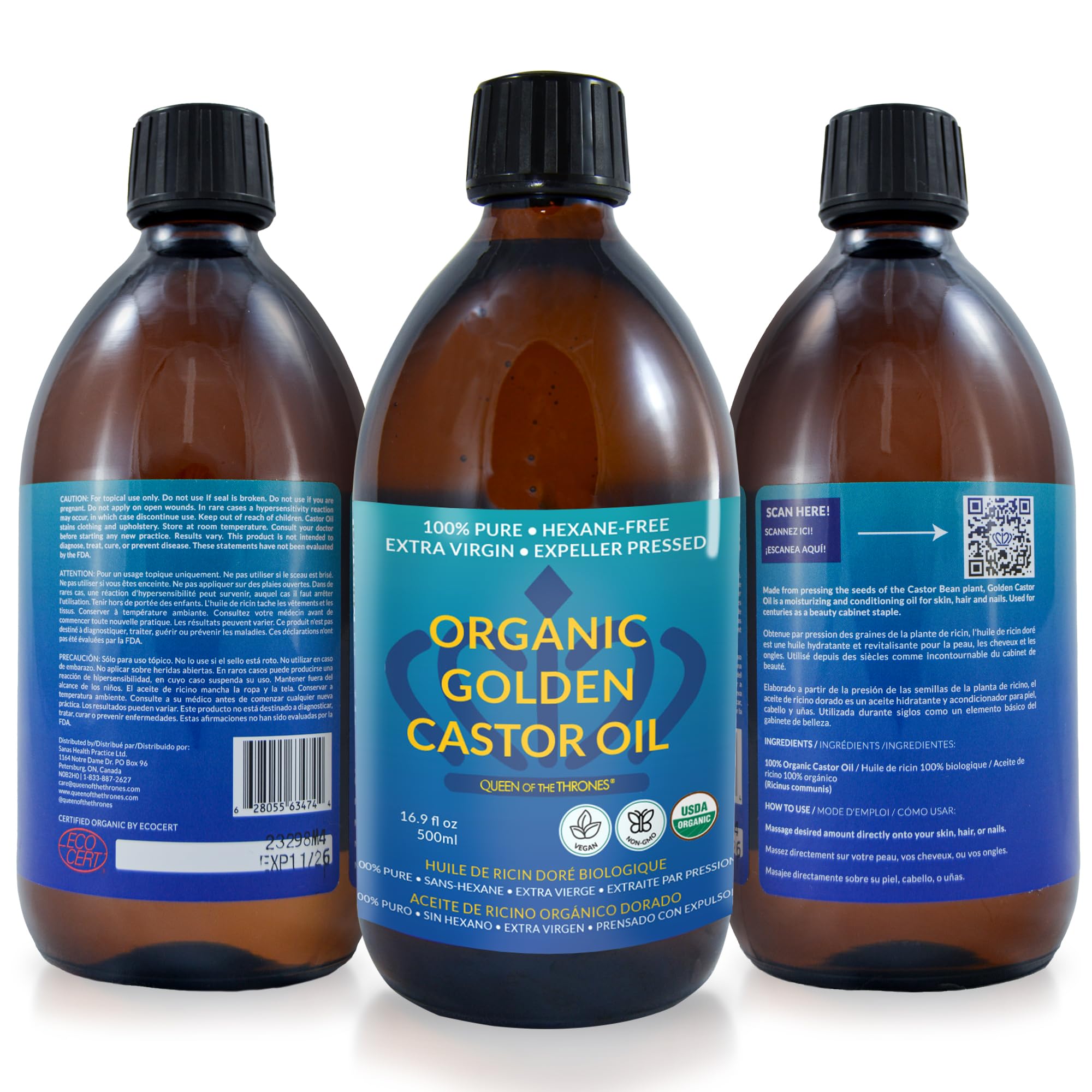 Queen of the Thrones Castor Oil supports nail care routines