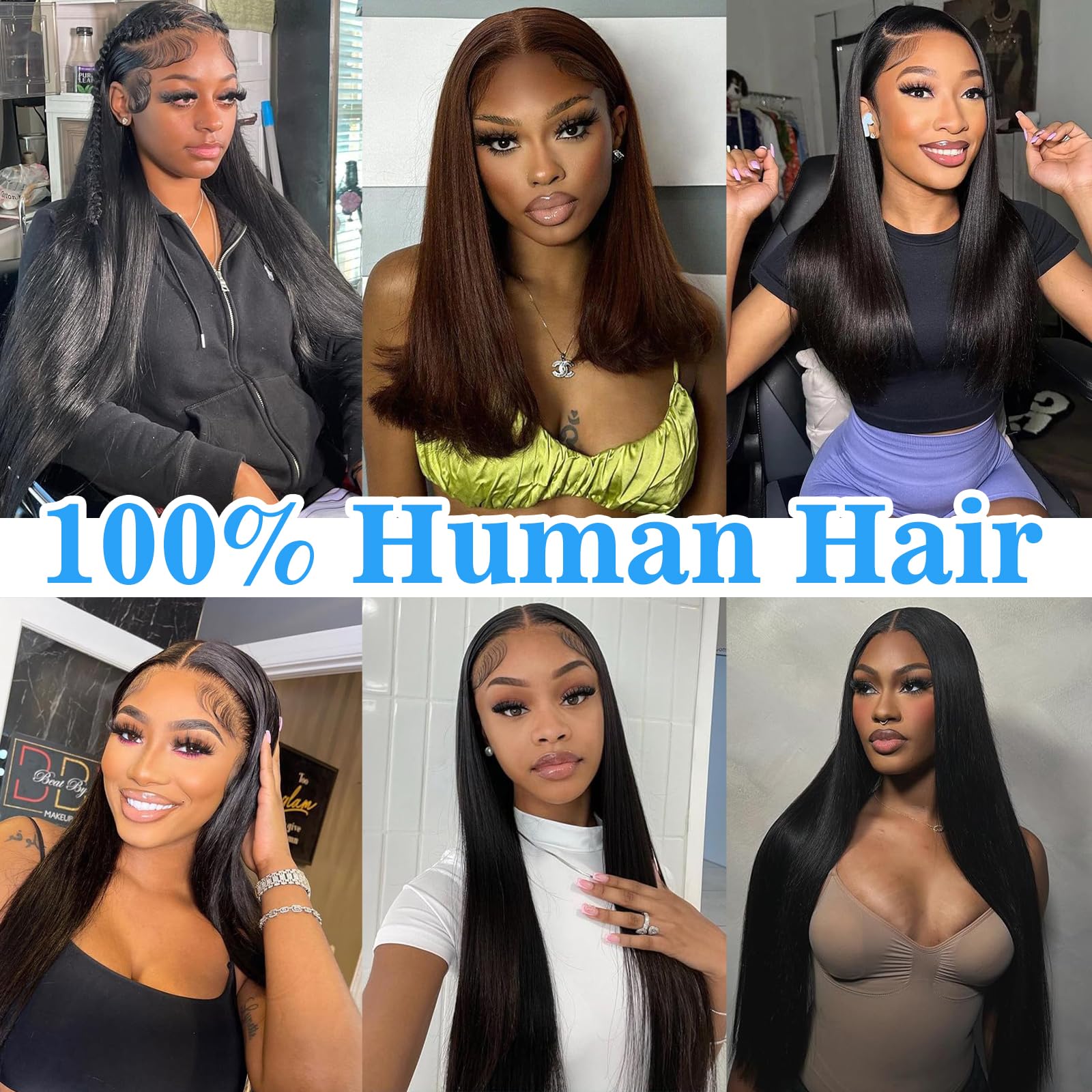 Queenset straight bundles 26in long weave ideal for statement styles