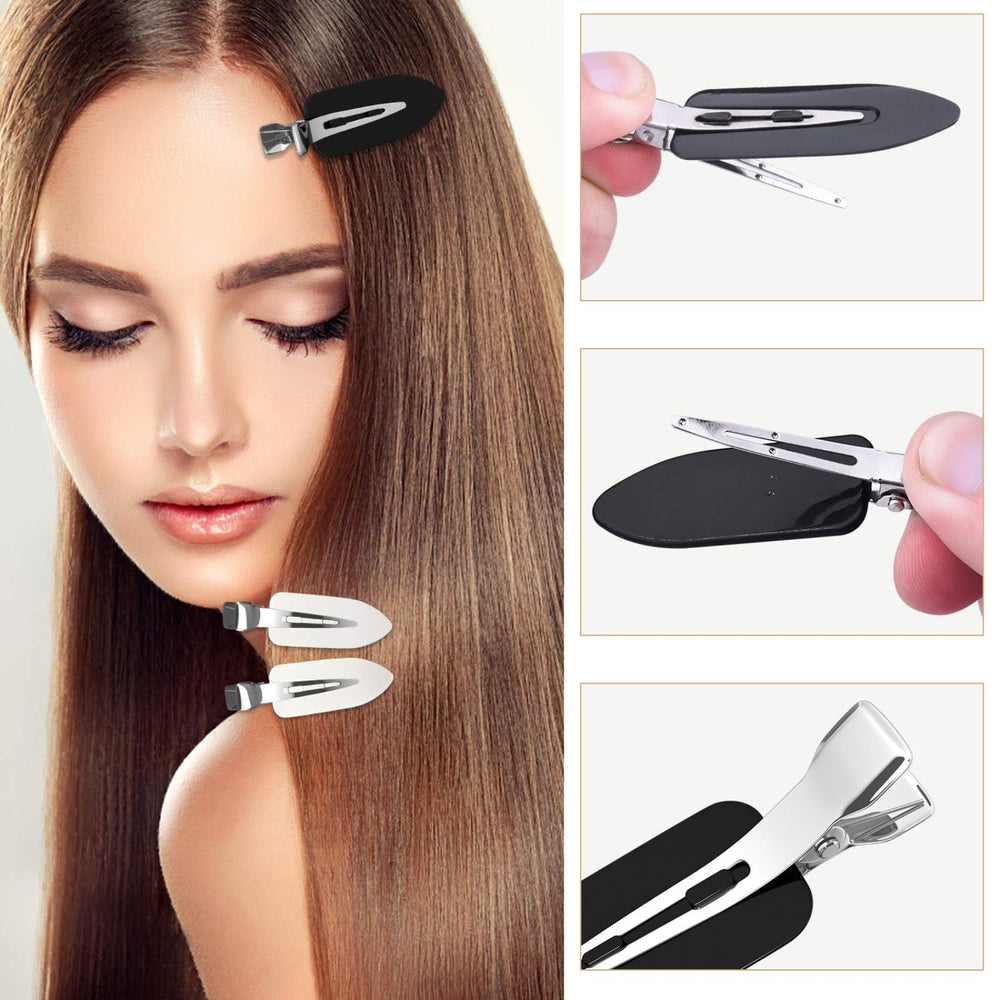 QUEENTI pinza sin dientes evita marcas en el cabello