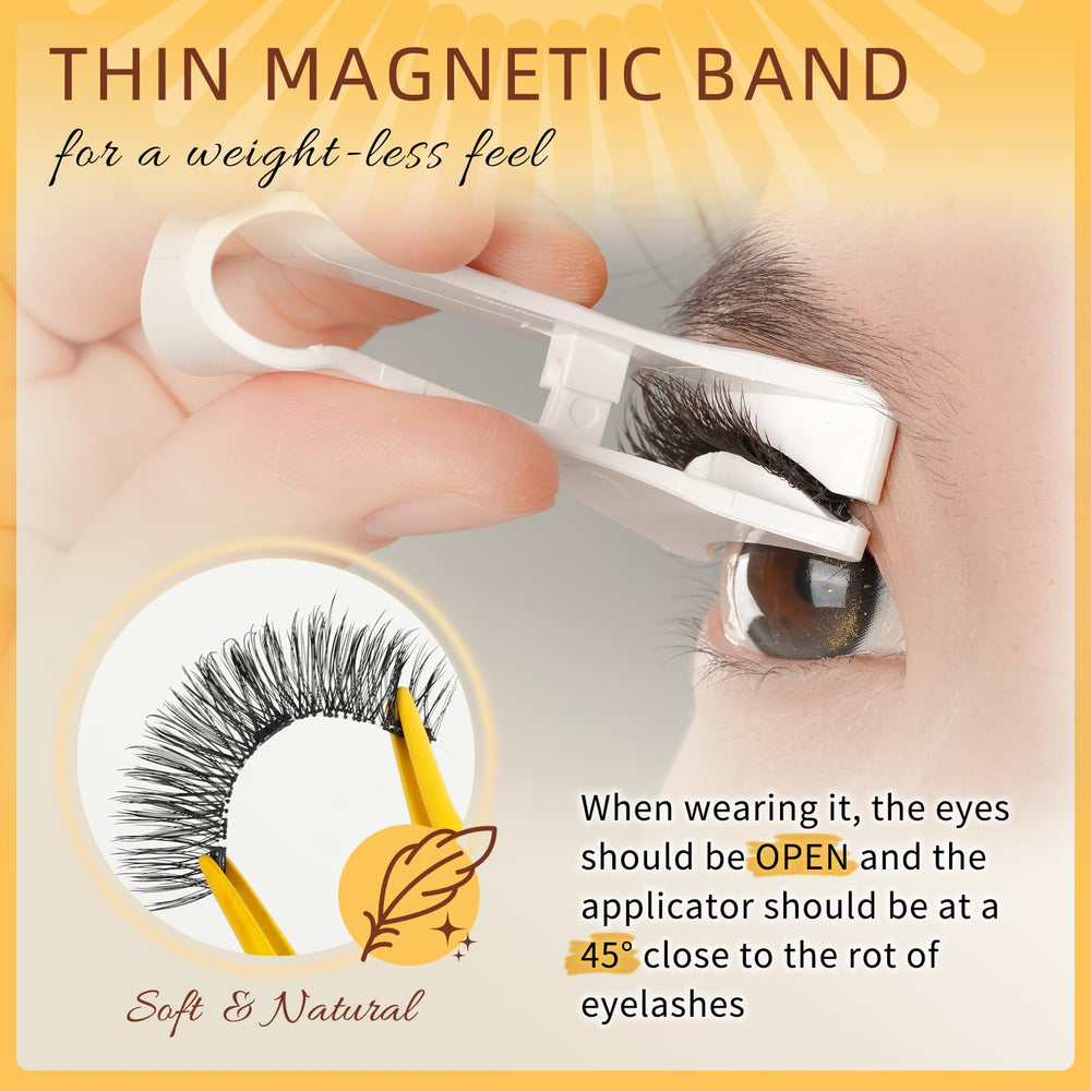 QUEWEL four-pair magnetic lashes ready for versatile looks