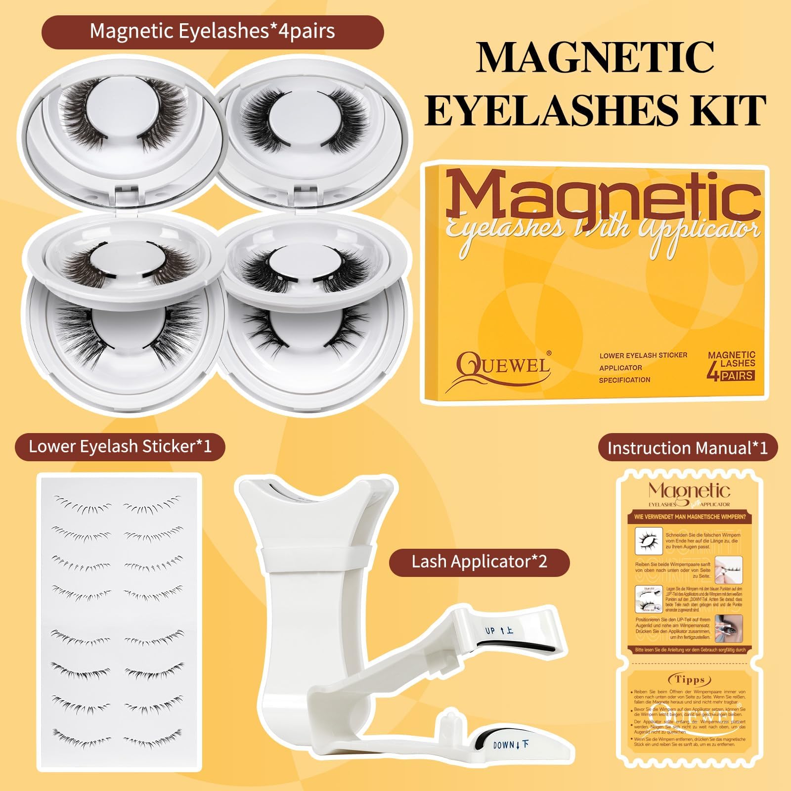 QUEWEL beginner-friendly kit with clear steps for wear