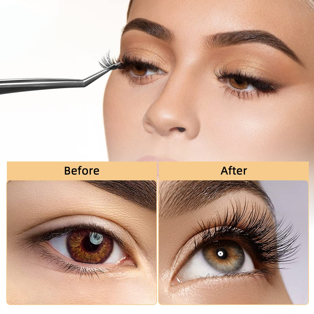 QUEWEL DIY lash clusters kit supports at-home styling.