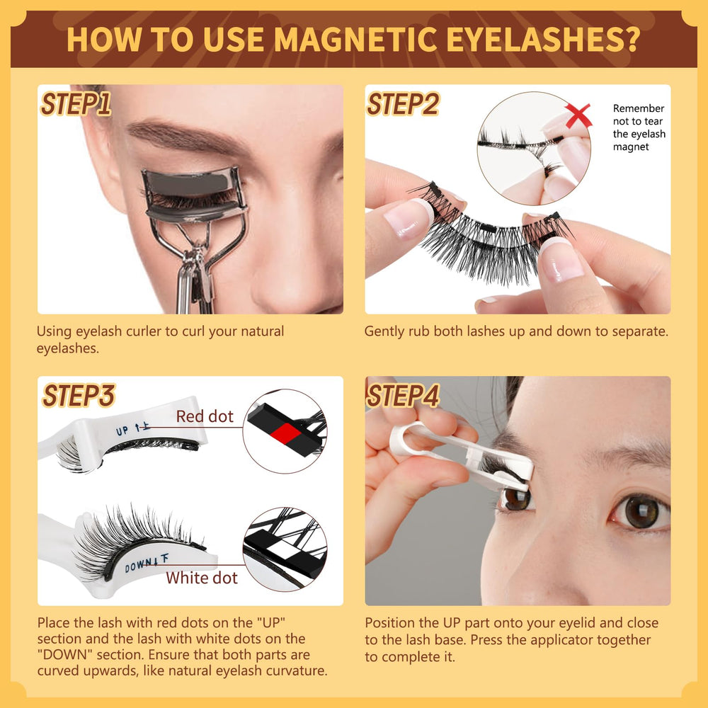 QUEWEL lightweight lashes stay comfortable during long wear