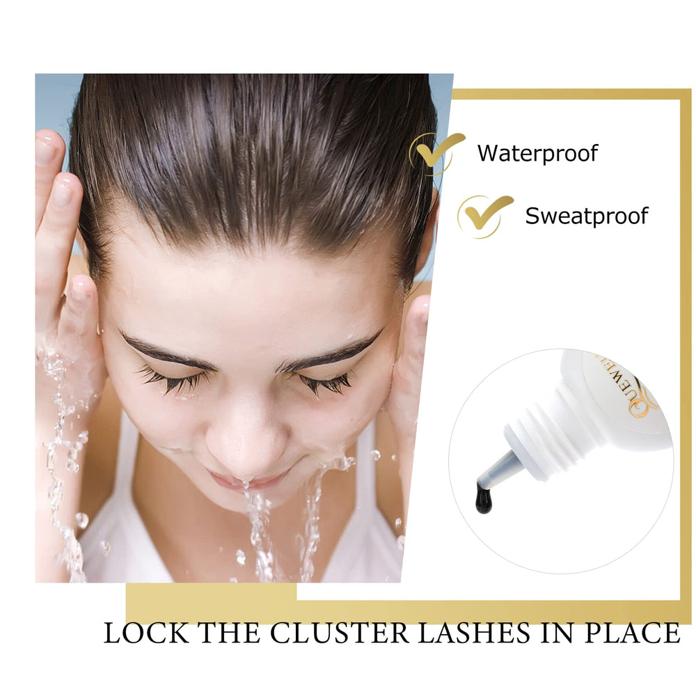 Moderate-drying QUEWEL glue ideal for beginners seeking control.