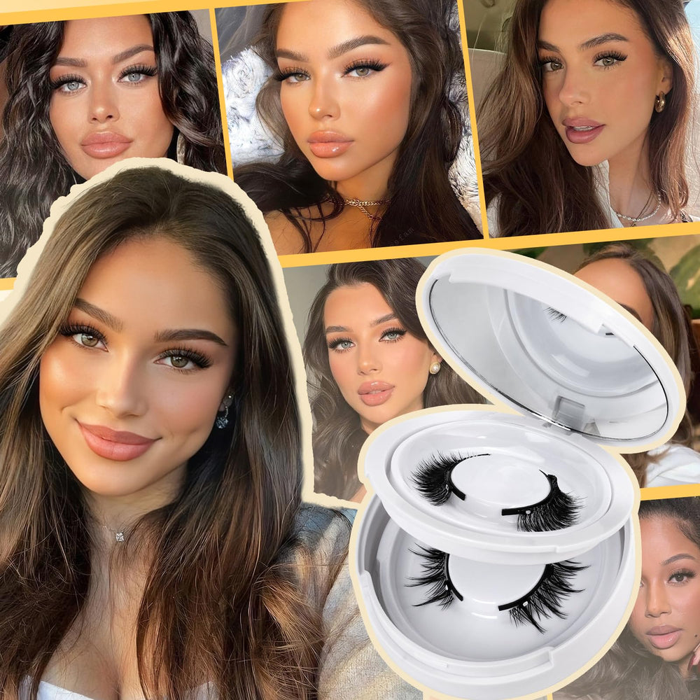 No-glue magnetic lashes from QUEWEL for clean, beginner-friendly wear