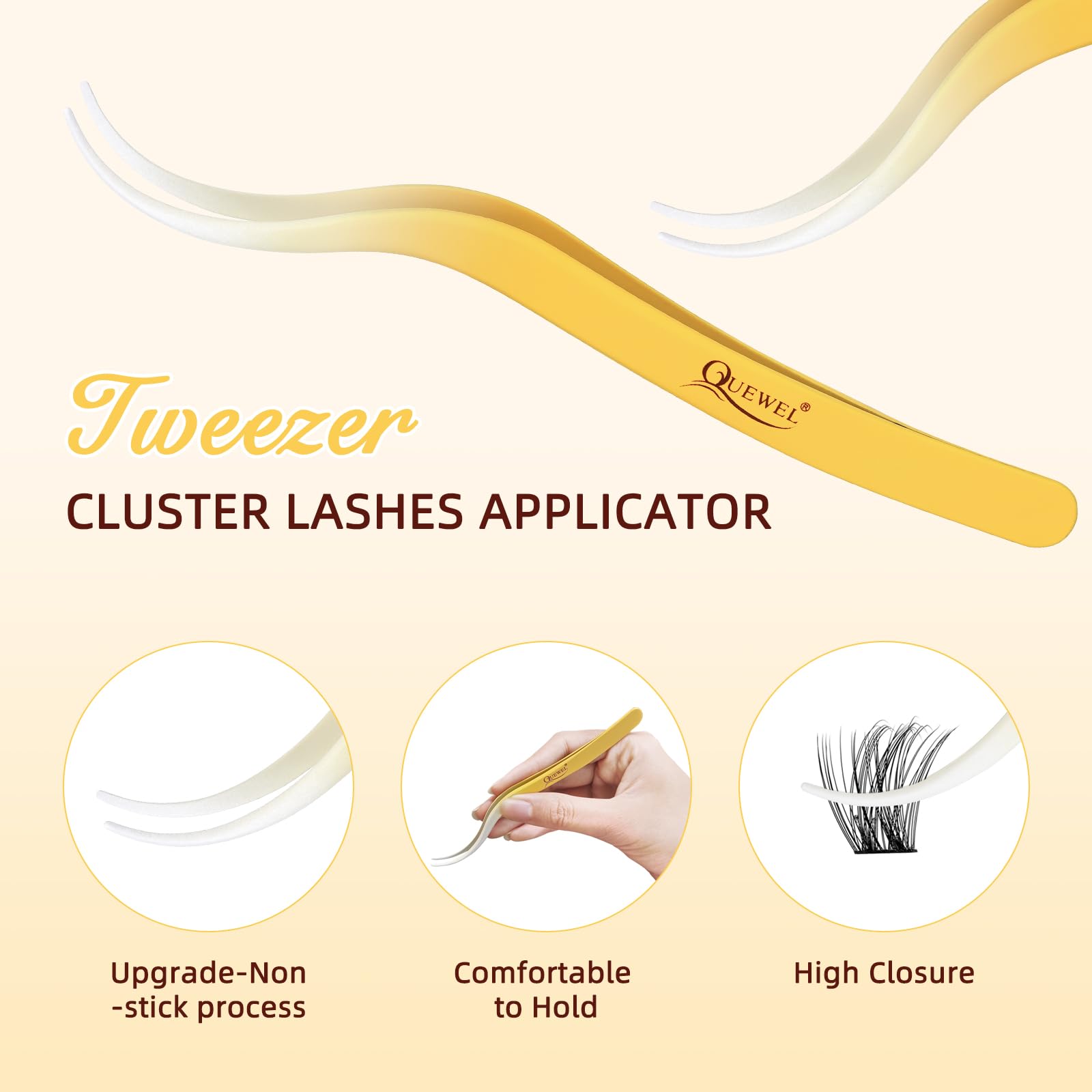 QUEWEL Zn-01 travel-friendly packaging for a mess-free beauty routine.