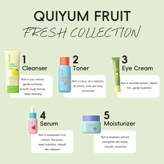 QUIYUM agua de vitamina C cítrica, control de brillo y nutrición