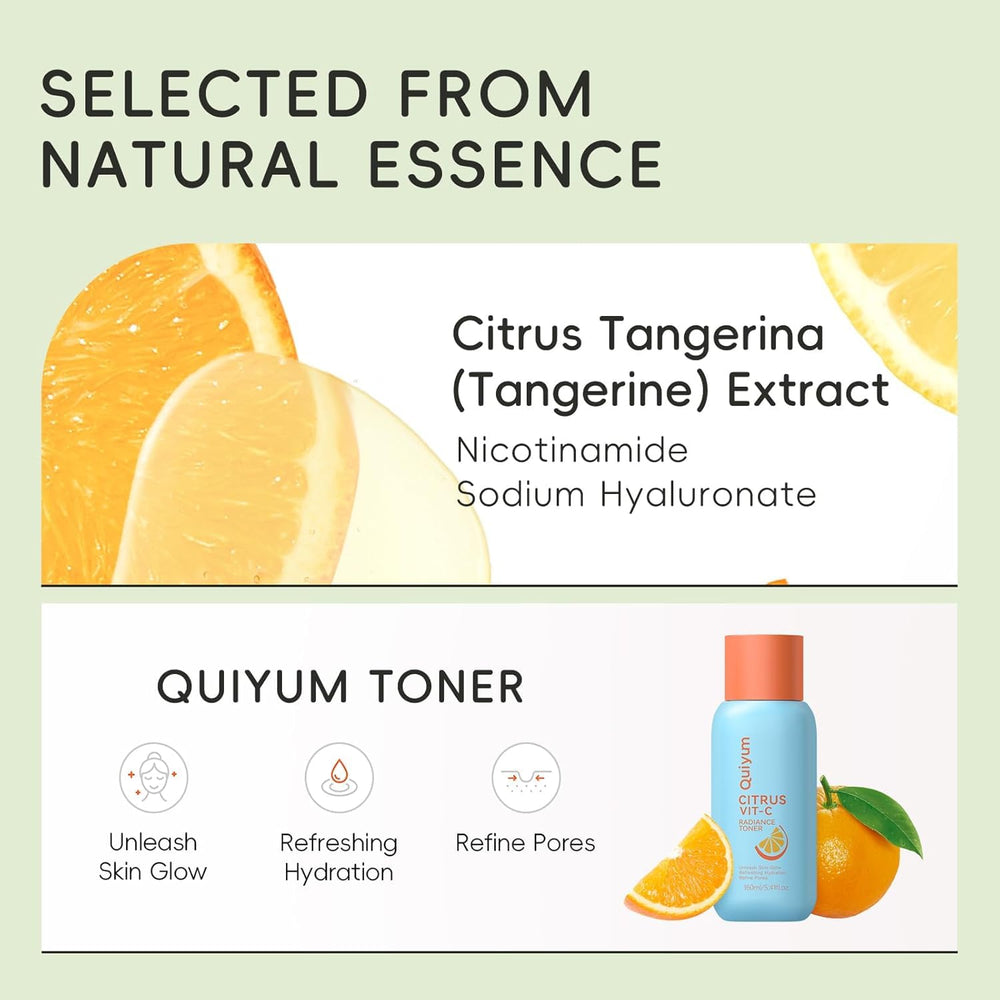 QUIYUM estuche kit cuidado facial, conjunto completo para empezar