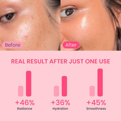 QUIA Collagen Jelly Cream gel texture dissolves quickly on skin.