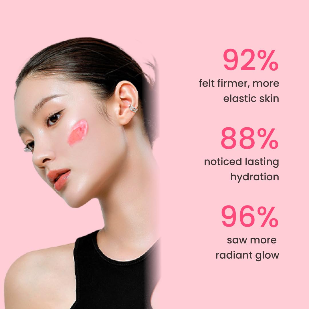 Dermatologist-tested label on QUIA Collagen Jelly Cream.