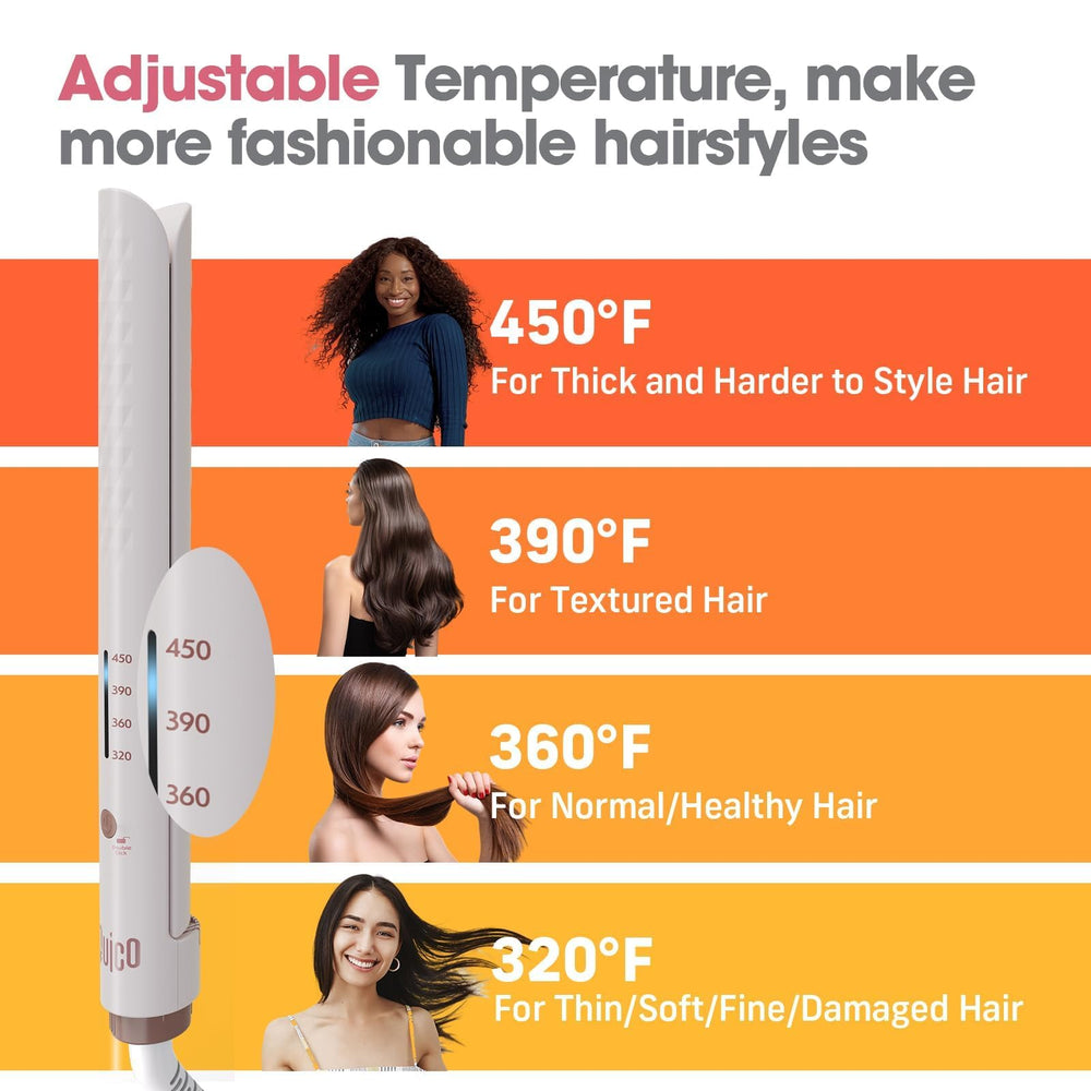 Quico Hair Straightener automatic shut-off enhances safety when unattended.