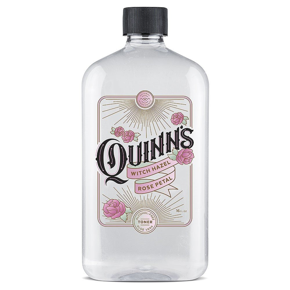 Quinn's hamamelis sin alcohol con aloe vera Rosa, botella para limpieza suave