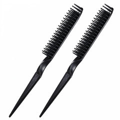 Qulkws 3-row detangling combs with smooth teeth for gentle knot removal.