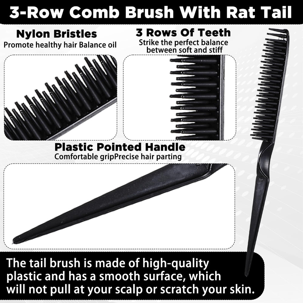 Qulkws detangling comb teeth shown for smooth detangling.