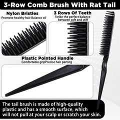 Qulkws detangling comb teeth shown for smooth detangling.