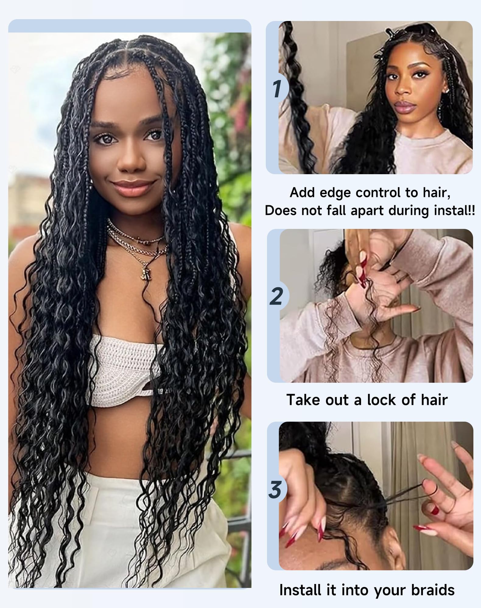 Qulueo care tips help preserve curls and extend wear.