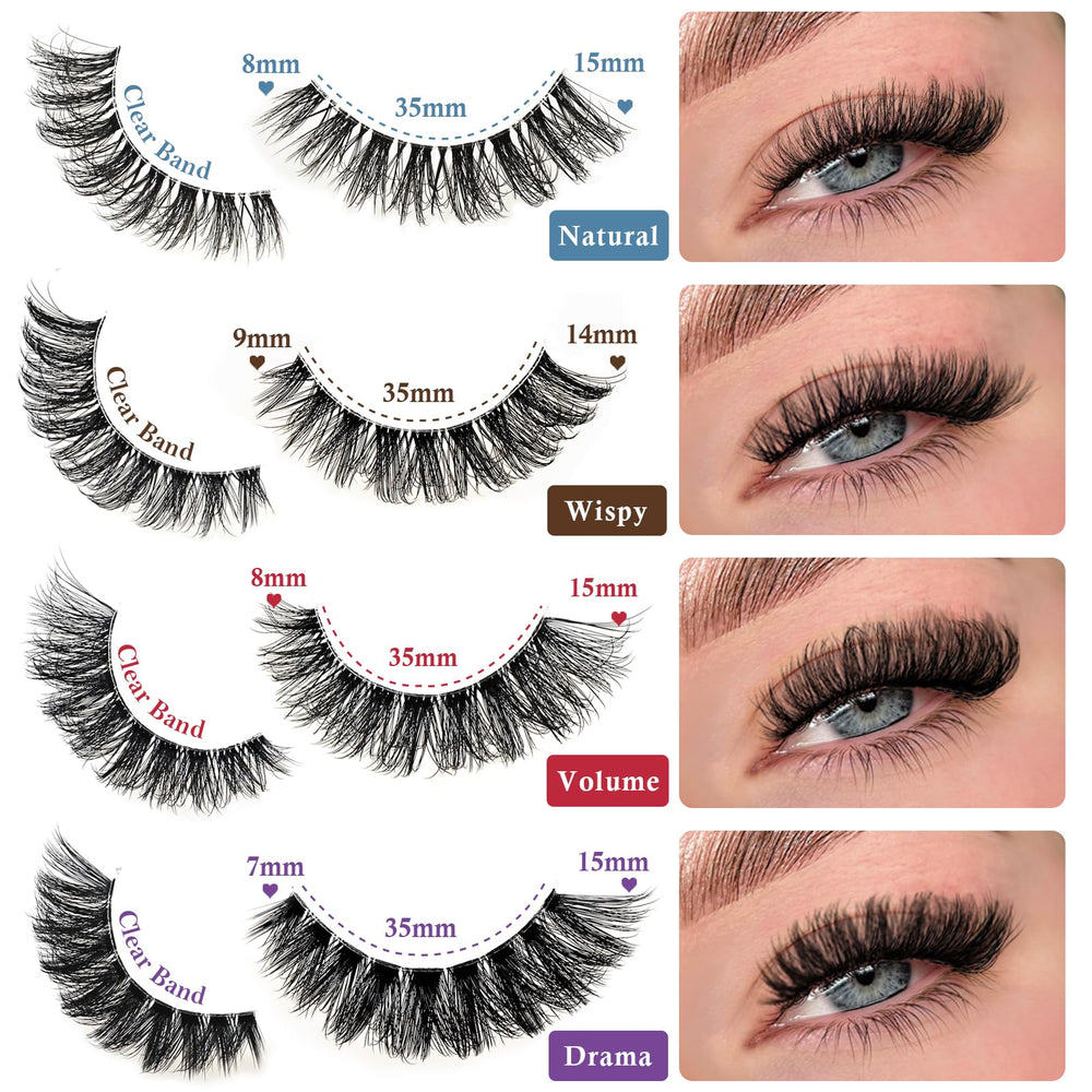 QUNETY Cat Eye Lashes Flirty Weekend Look adds drama with ease