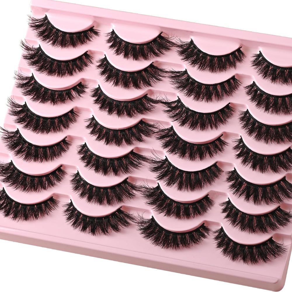 QUNETY 3D faux mink fibers for airy volume