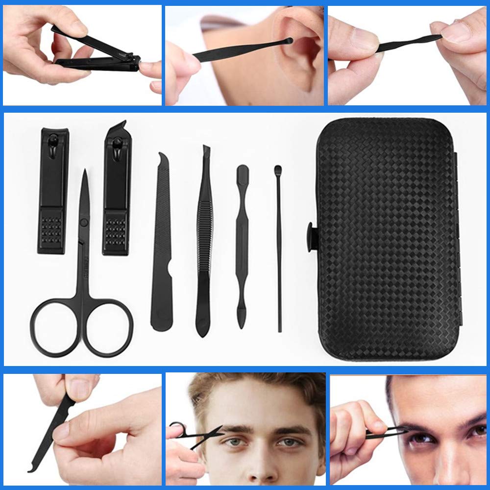 QURIPE precision tweezers stored in compact case.