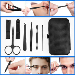 QURIPE precision tweezers stored in compact case.