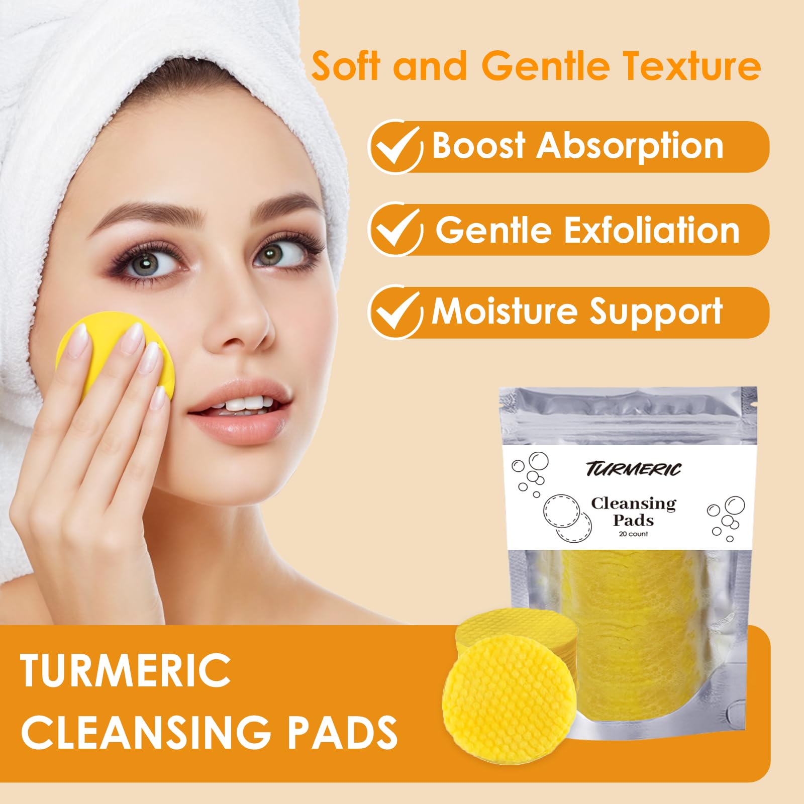 qvkzl cuidado facial y corporal con curcumina y extractos vegetales.