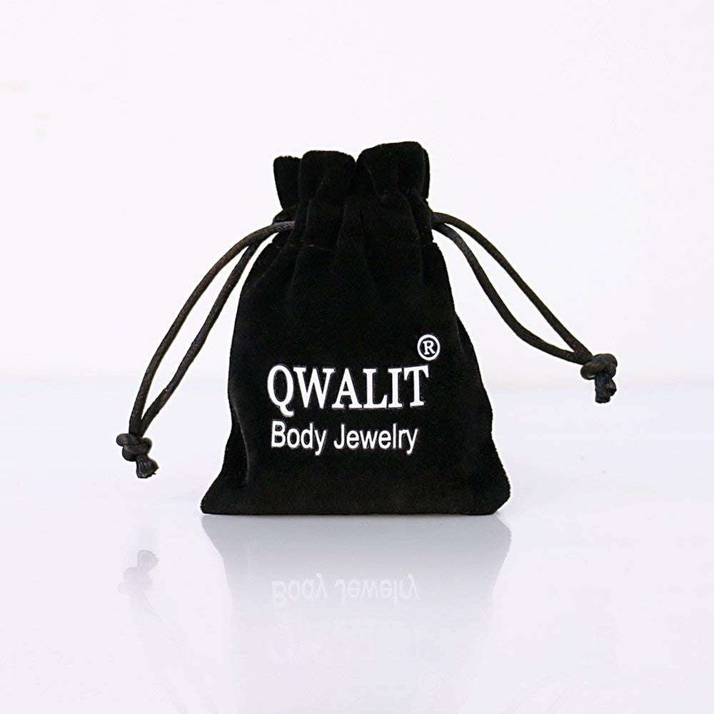 QWALIT piercing taper application in action demonstrates quick home jewelry changes
