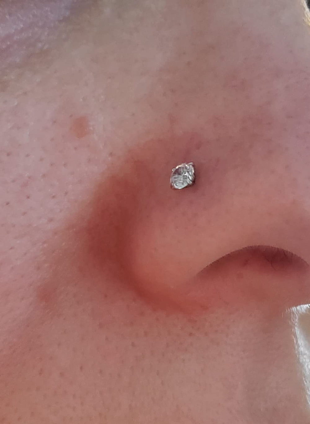 QWALIT piercing taper in use shows smooth insertion and control