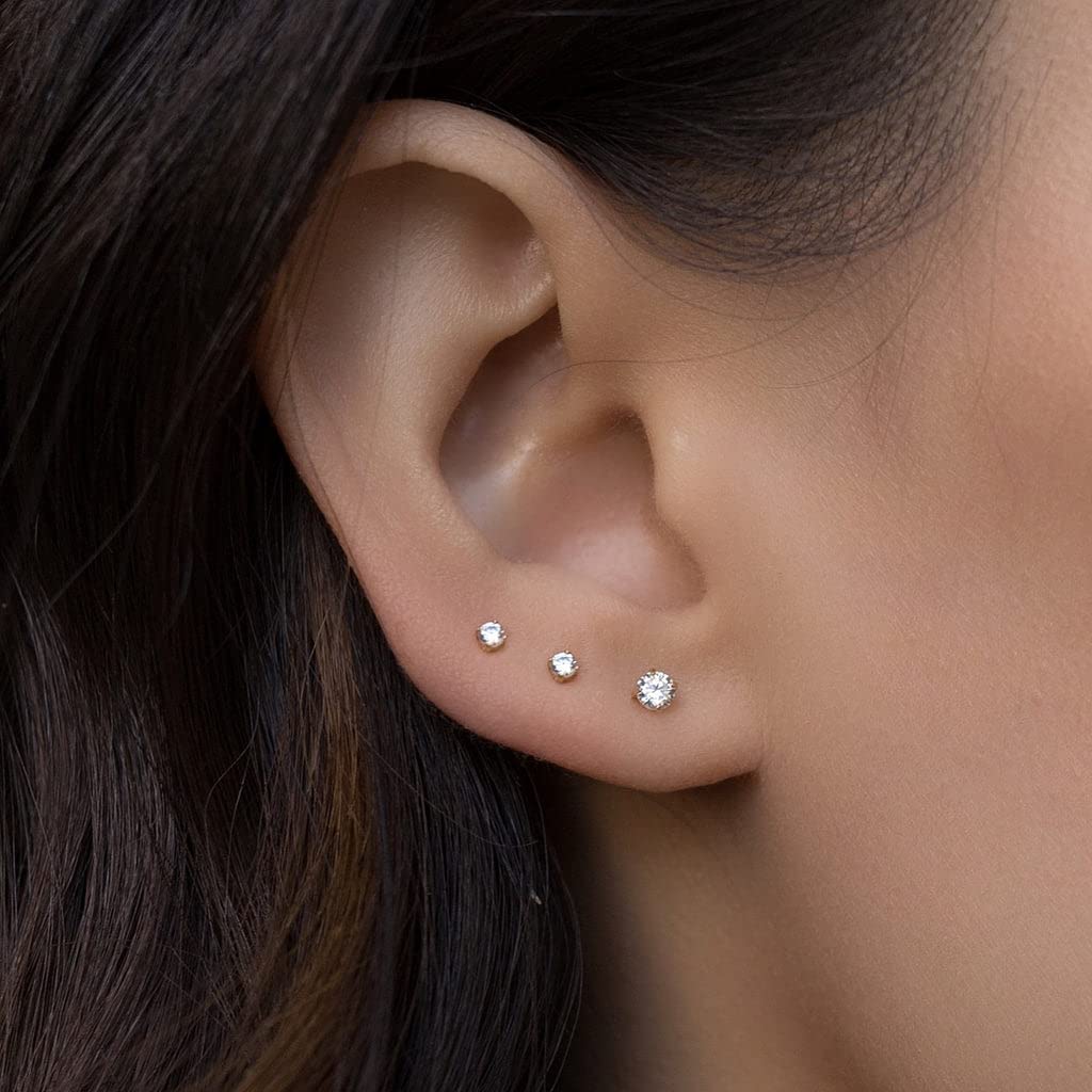 QWALIT piercing taper measurements illustrate gauge compatibility for 16g 18g 20g
