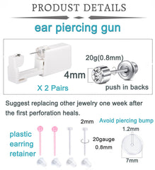 QWALIT self piercing earrings designed for quick, clean at-home use