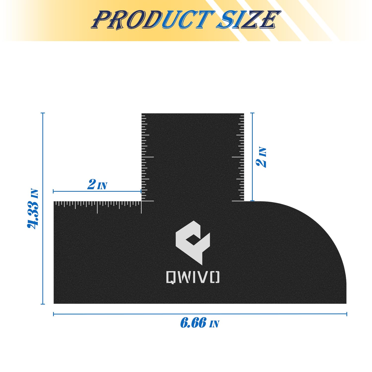 Accurate measurement stencils help ensure symmetry during line-up and edge work.