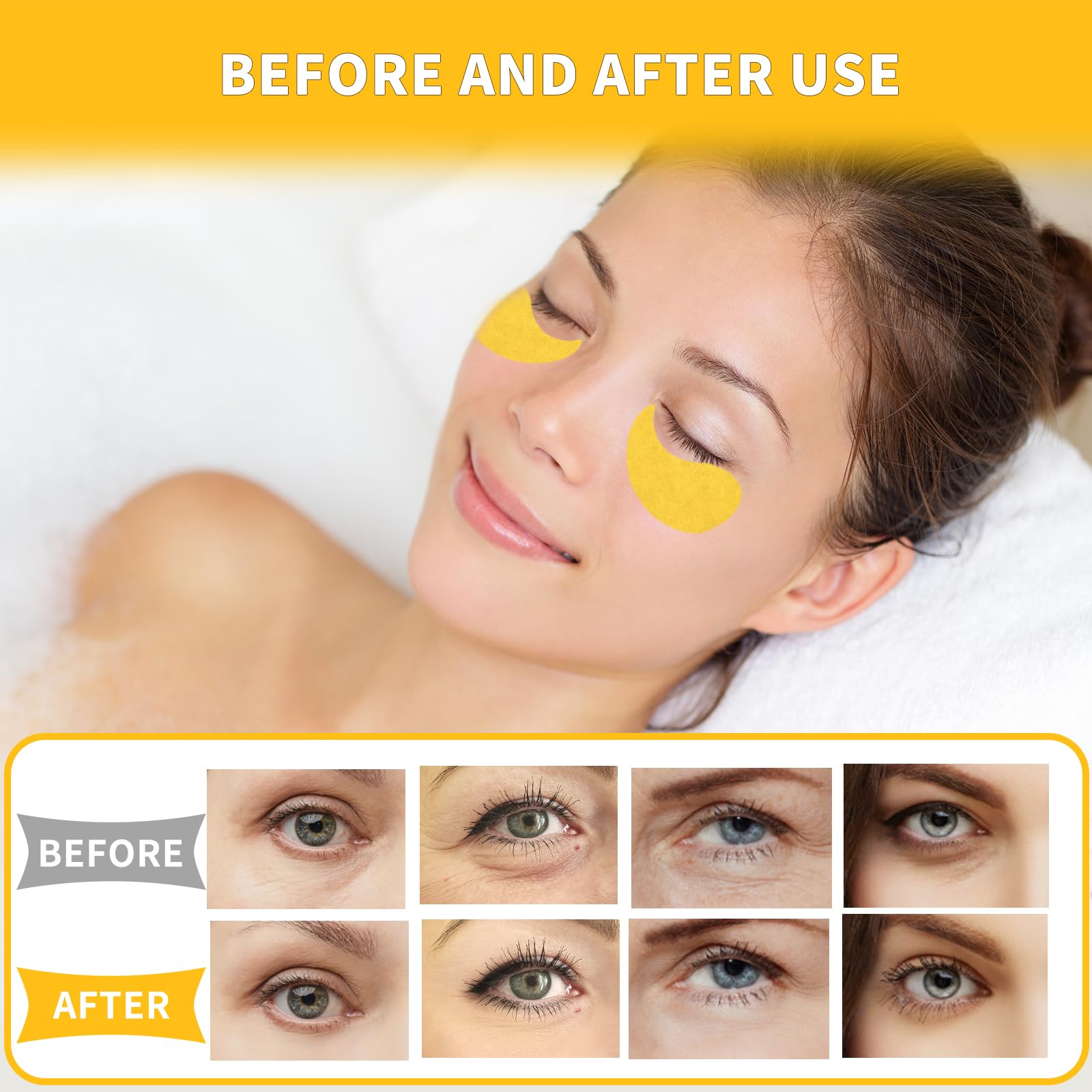 Parches de ojos Qyiywim se adhieren con precisión para uso cómodo.