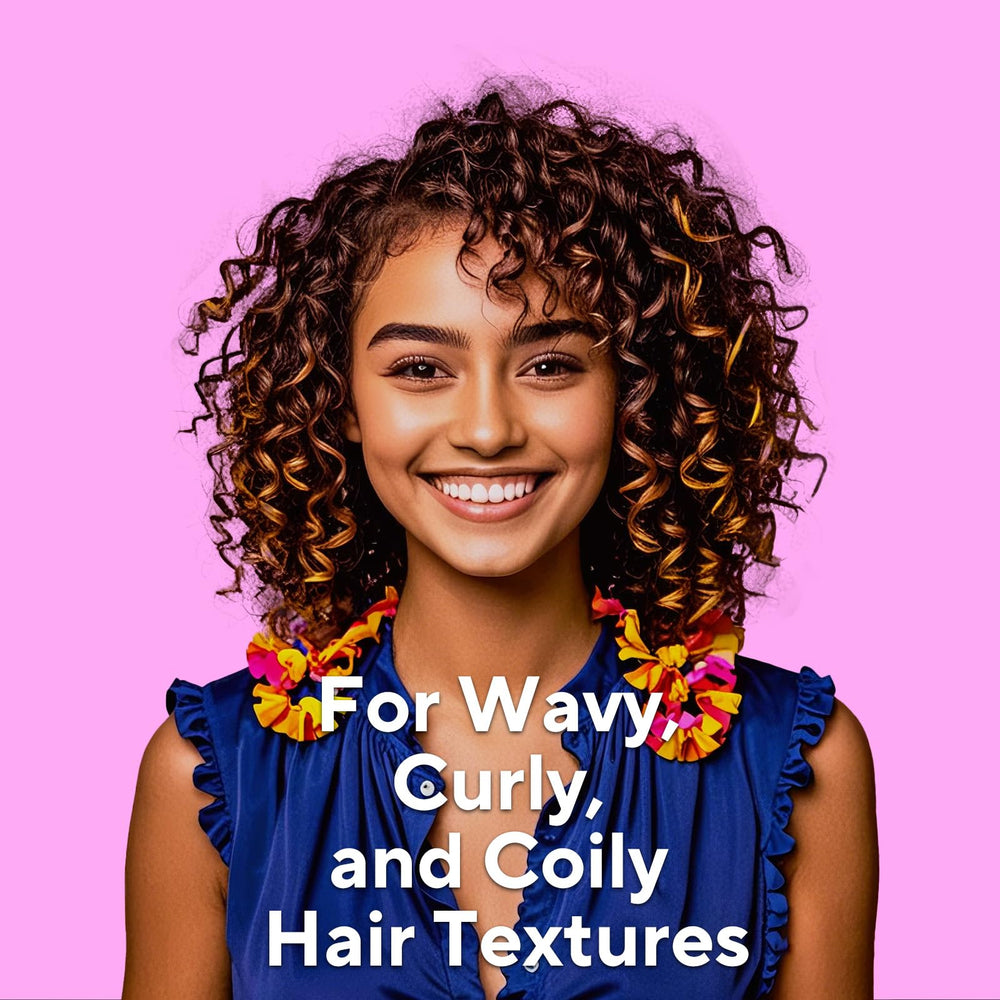 QYuekar curl-defining brush cat-head design adds playful styling for all ages.
