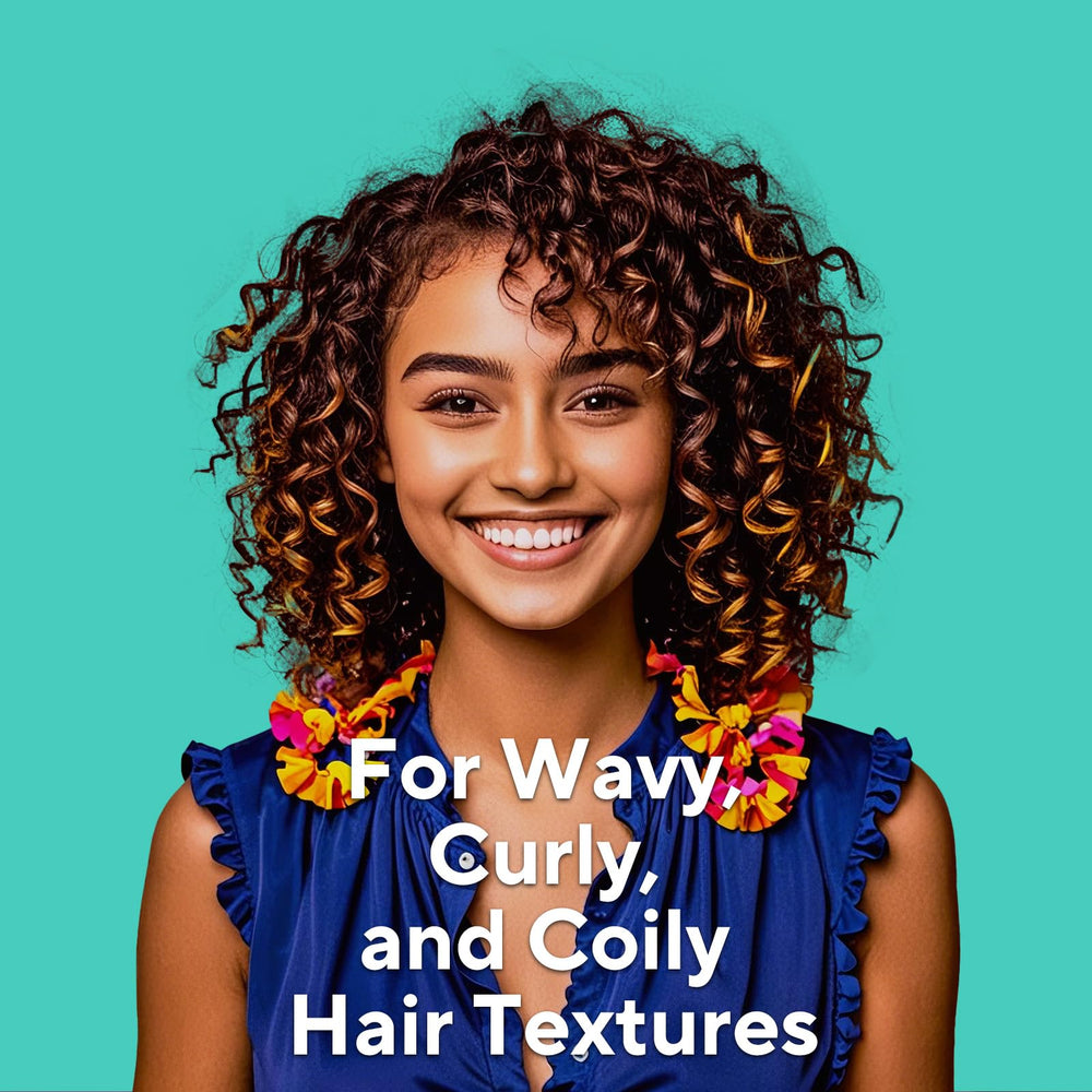 QYuekar curl definition and volume brush in green boosts root lift