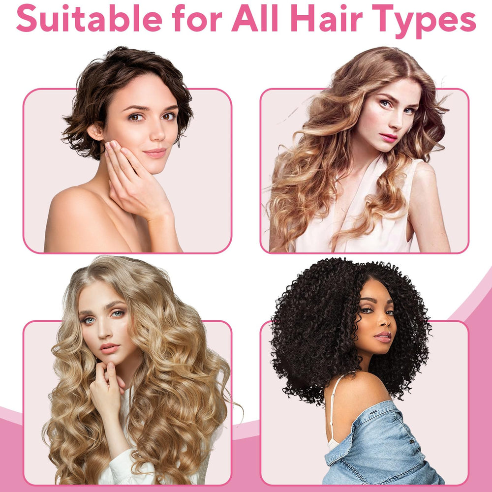 QYuekar curl-defining brush with soft boar bristles reduces frizz and adds shine.
