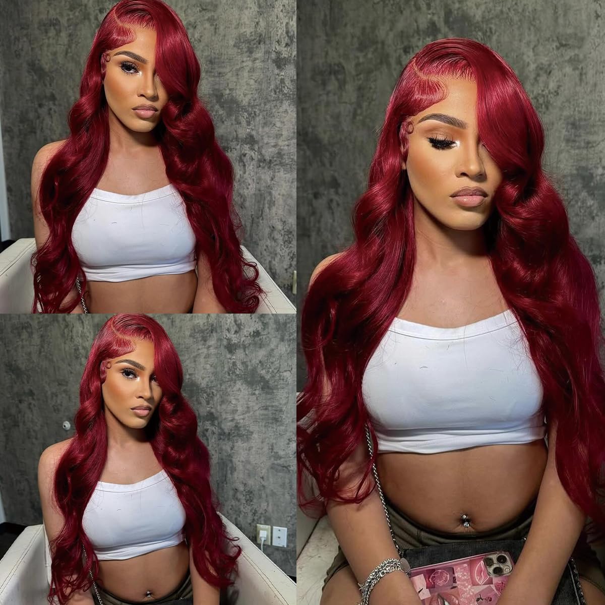 QZOQZO 180-density wig highlighting full-bodied look and lasting fullness.