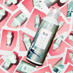 R+Co Aircraft Pomade Mousse defines curls with flexible, lightweight hold