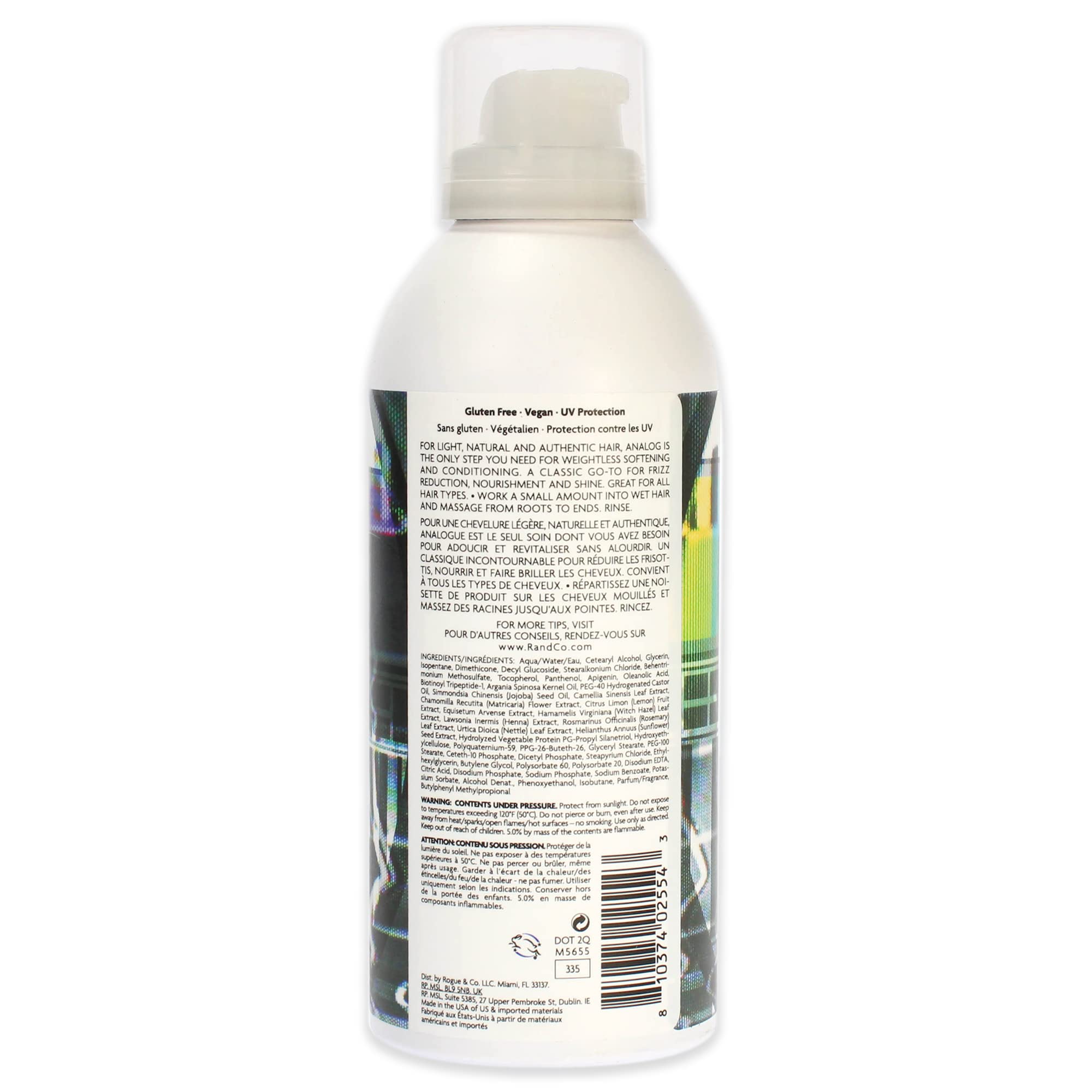 R+Co ANALOG cleansing foam dispenser showing easy application.