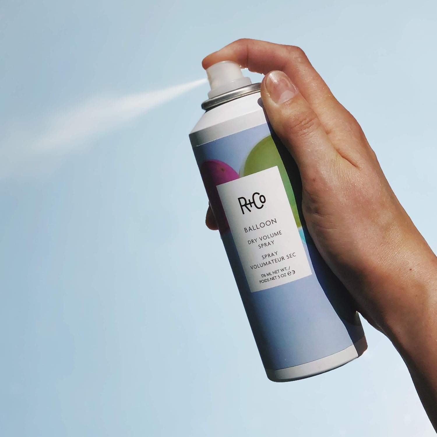 R+Co BALLOON finish close-up with natural shine and texture