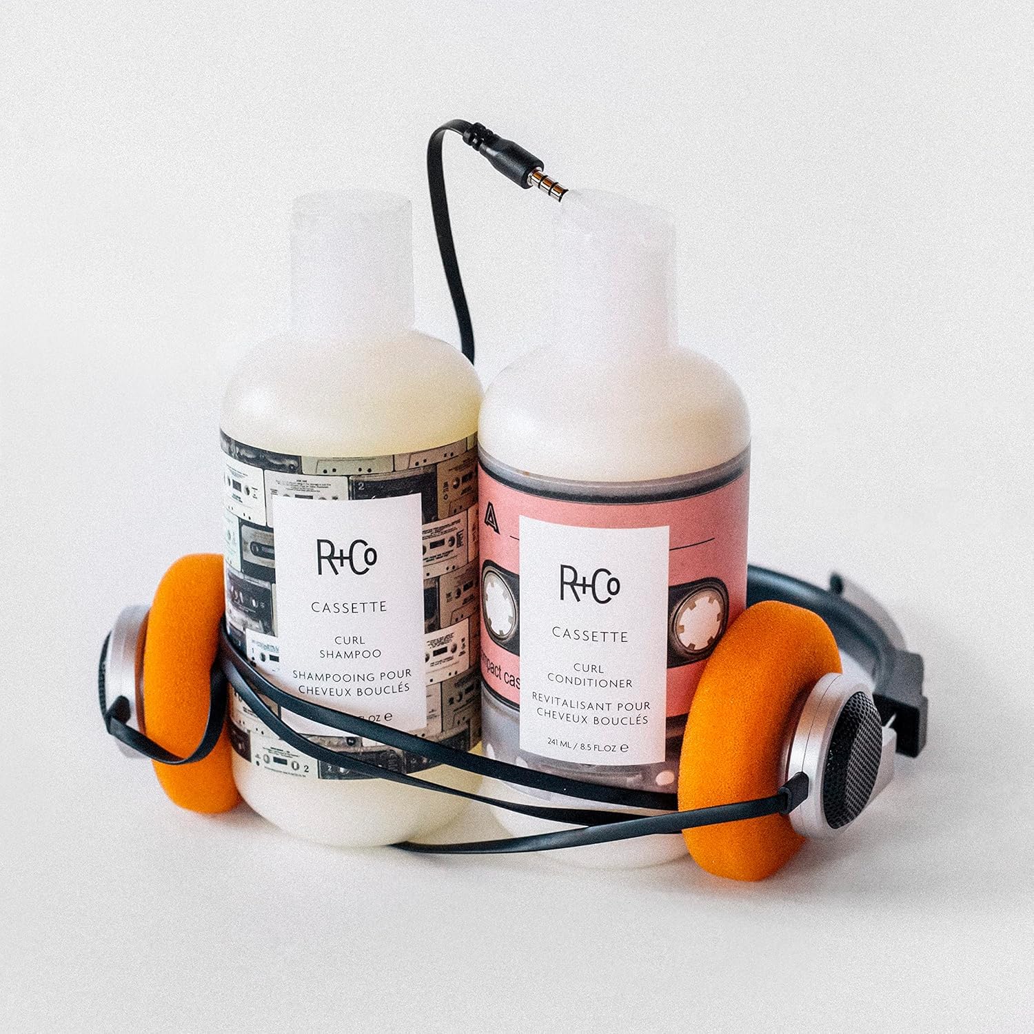 R+Co Cassette Curl Set packaging box highlights vegan, cruelty-free formula.