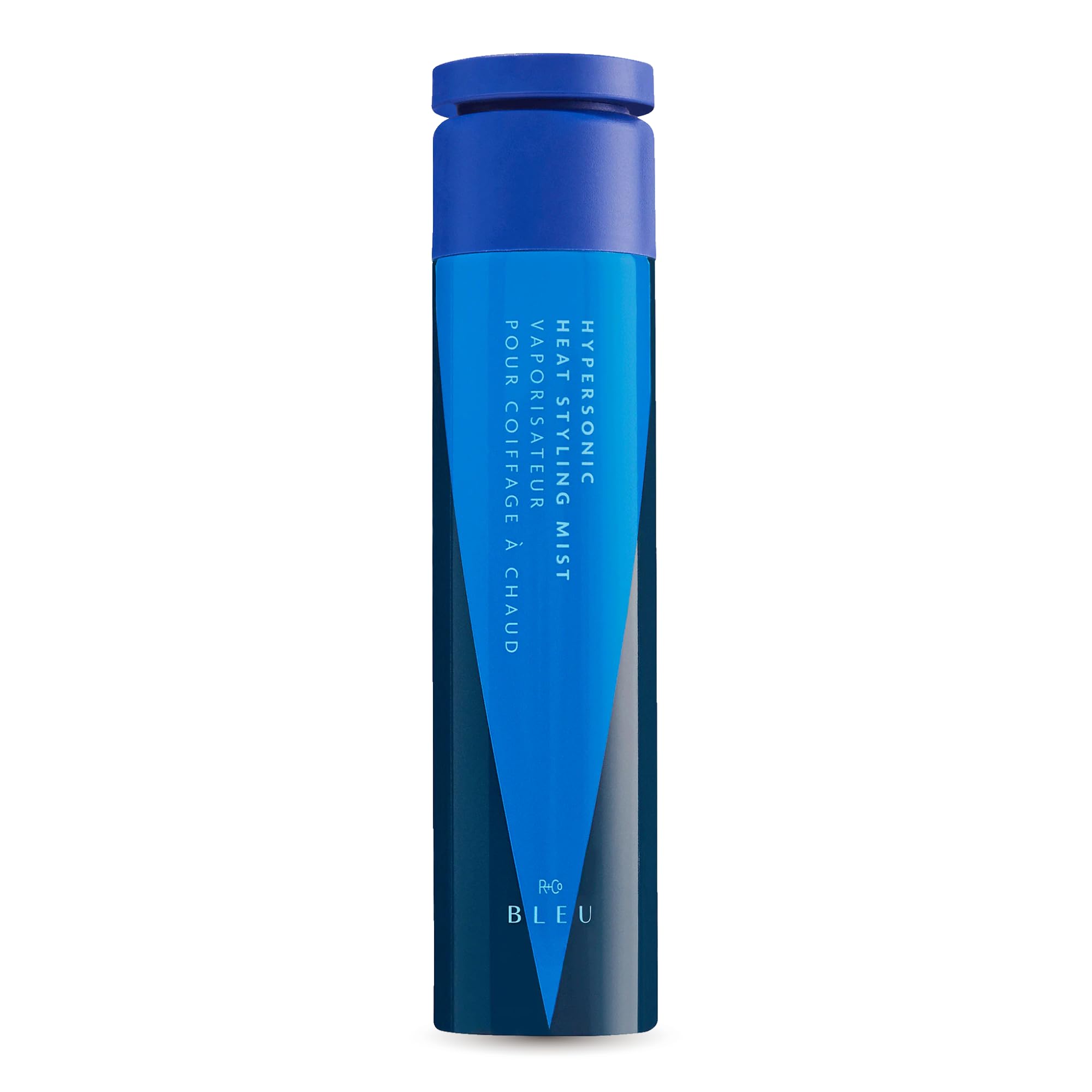 R+Co Hypersonic Spray bottle showing heat protection during styling
