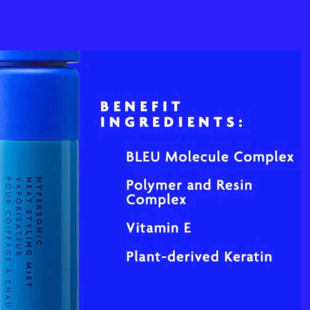 Hypersonic Mist spray pattern delivering light hold and shine